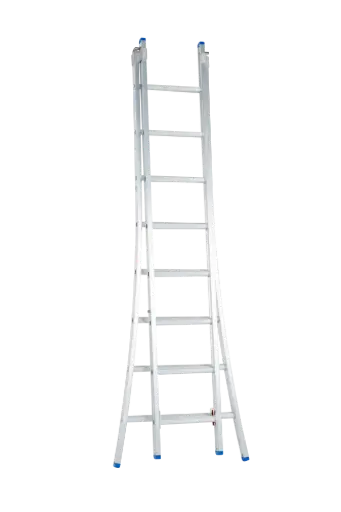 Echelle coulissante / 2 x 8, pieds évasés, transformable Solide