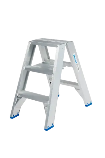 Escabeau double / 2 x 3 marches Solide